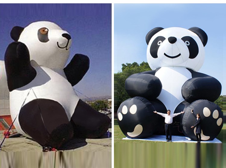 淮南充气熊猫展示